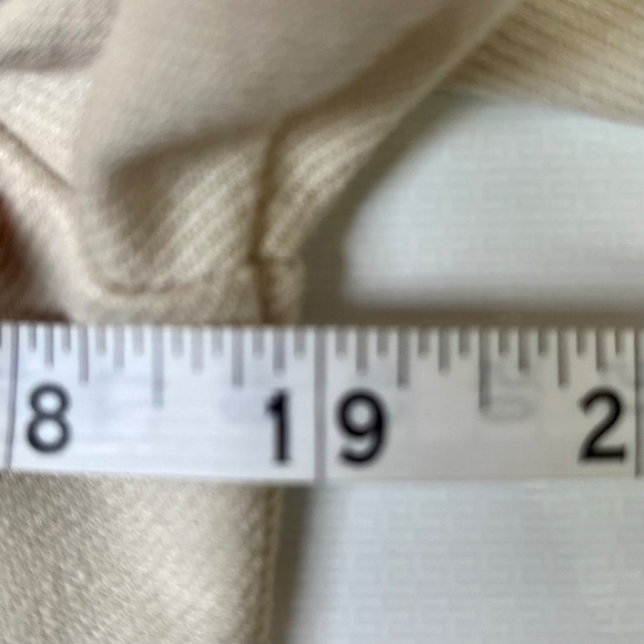 Zara Shift Dress Ecru Faux Suede Chic Mini Women's Size Small - Picture 8 of 14